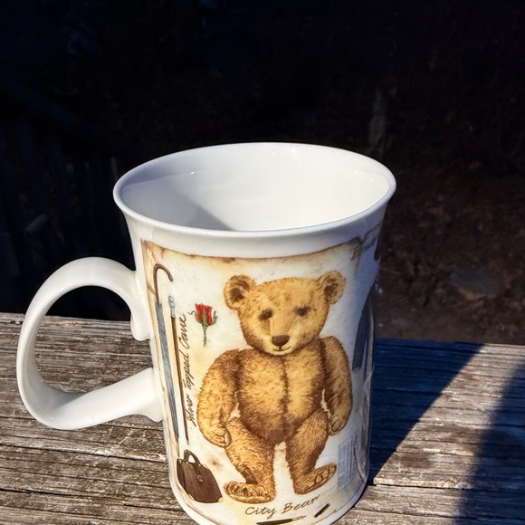 Dunoon Fine Bone China England “Lord Ted” Designed By Richard Partis Mug 4” Ht. - Picture 9 of 12